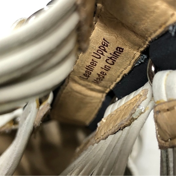 L.A.M.B. Monochrome Strappy Heels - Picture 13 of 15